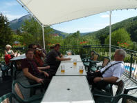 ein Bierchen in Ehren ... im Hotel Maronnier