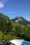 Blick aus unserem Zimmer im Maronnier