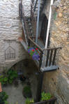 Innenhof unserer Pension
