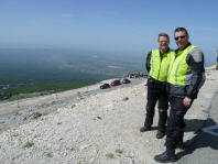 Sicht bei klarem Wetter vom Mont Blanc zum Mittelmeer